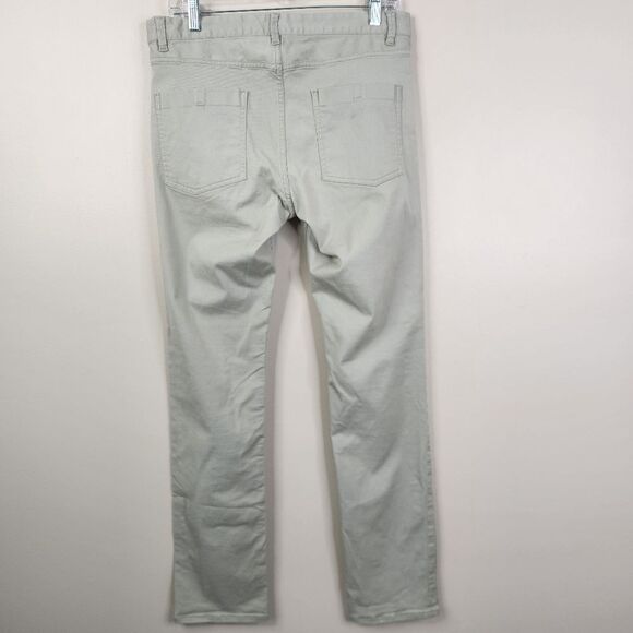 Theory Mens Slim Fit Chino Style Soft Jeans 32x30 - Picture 3 of 6